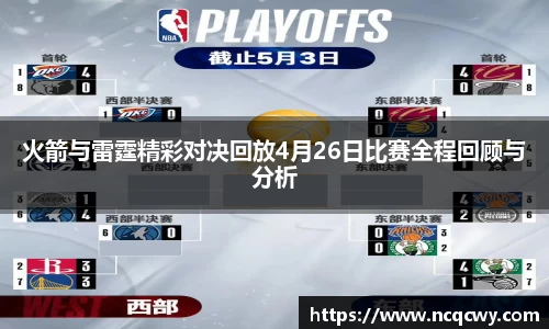 火箭与雷霆精彩对决回放4月26日比赛全程回顾与分析